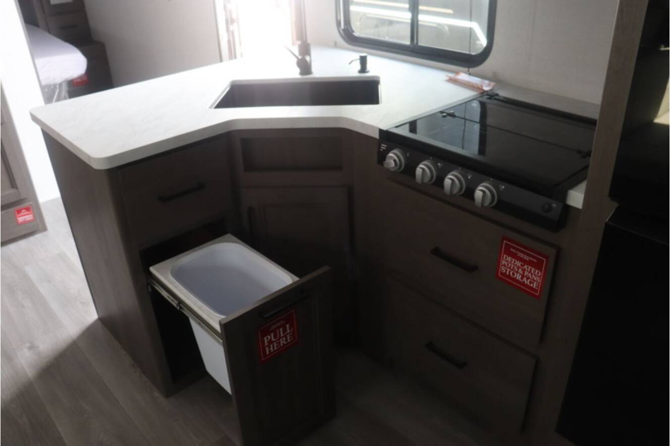 A photo of this 2026 Grand Design Transcend 325BHT
