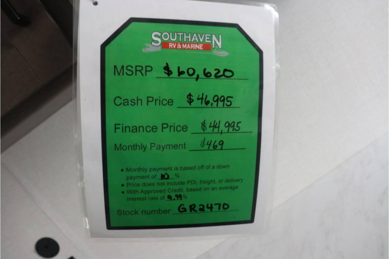 A photo of this 2026 Grand Design Transcend 325BHT