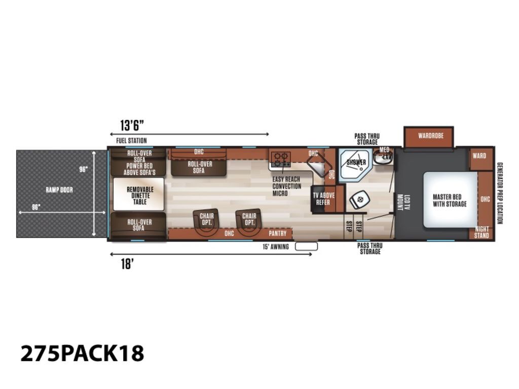 2017 Forest River Cherokee Wolf Pack 275PACK18 in moses lake WA
