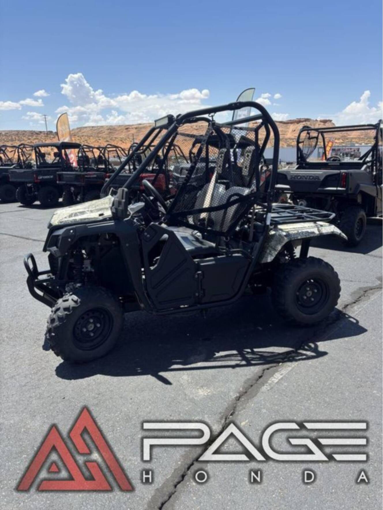 A photo of this 2020 Honda® Pioneer 500 Honda Phantom Camo®