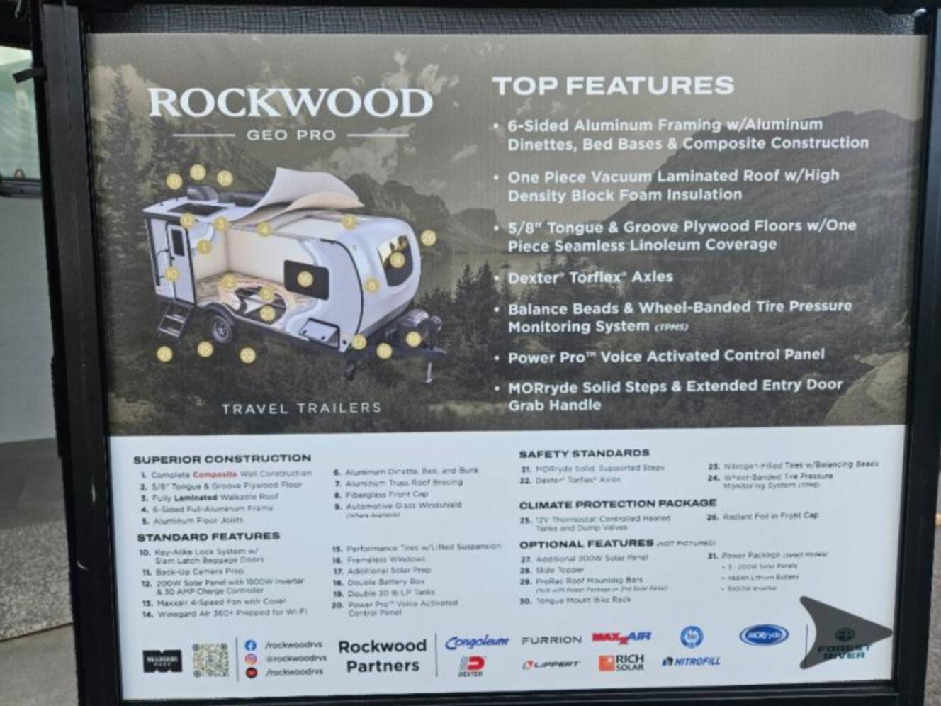 A photo of this 2026 Forest River Rv Rockwood GEO Pro 19FD