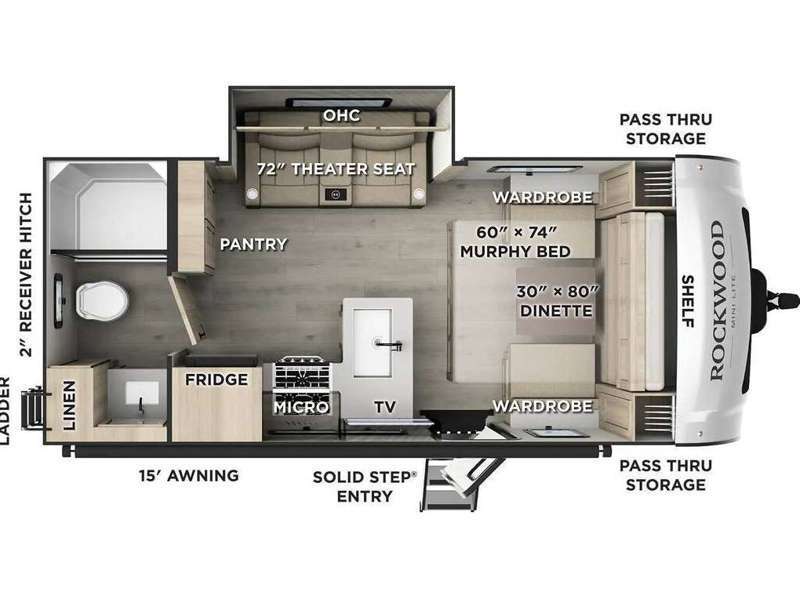2026 Forest River Rv Rockwood Mini Lite 2108RB in longview TX