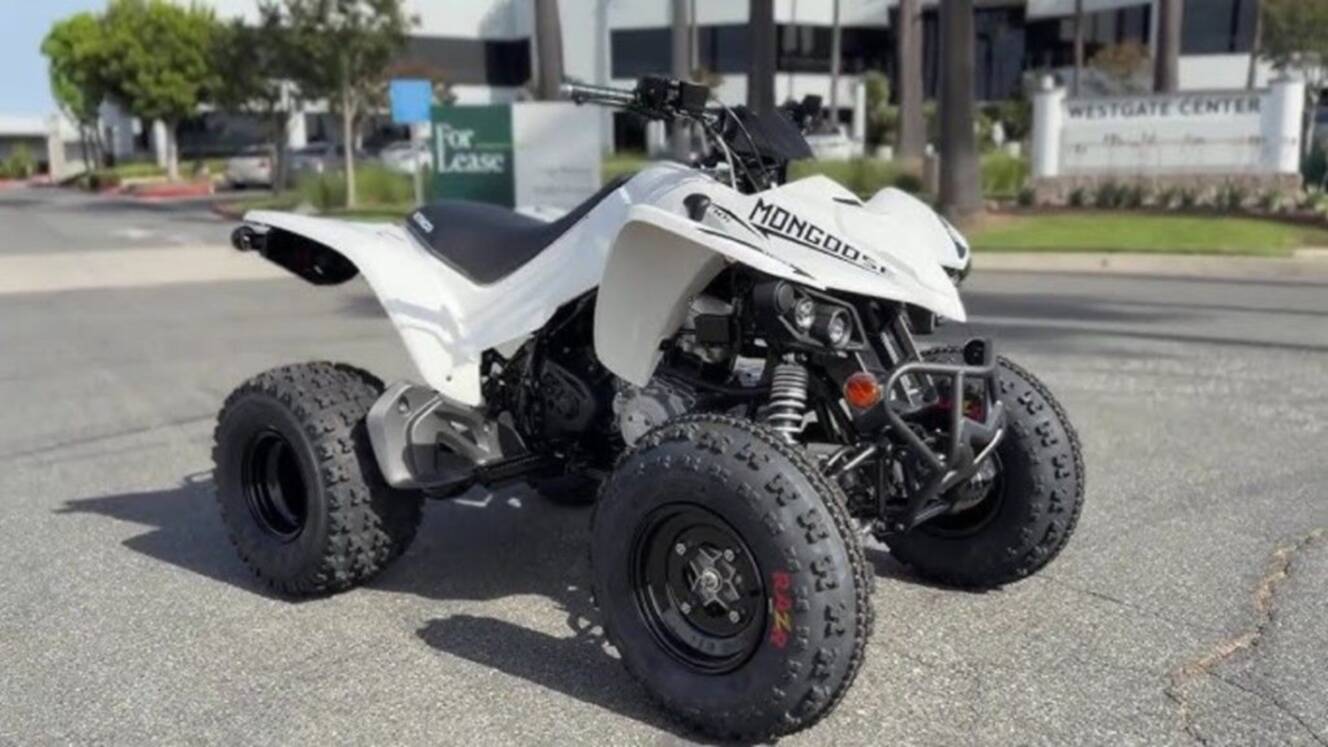 A photo of this 2026 Kymco Mongoose 270i