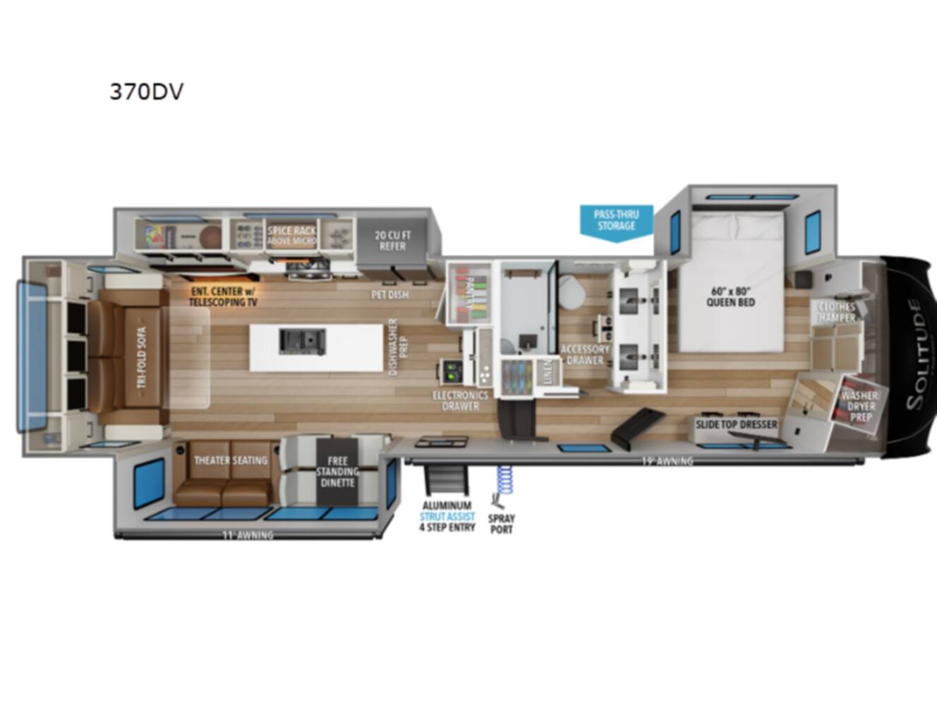 A photo of this 2027 Grand Design Solitude 370DV