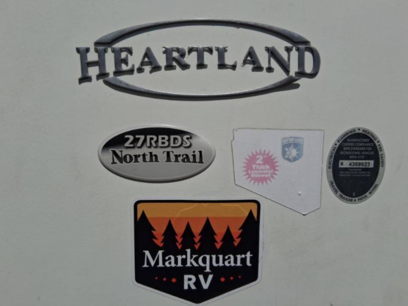 A photo of this 2017 Heartland North Trail Ultra-Lite 27RBDS