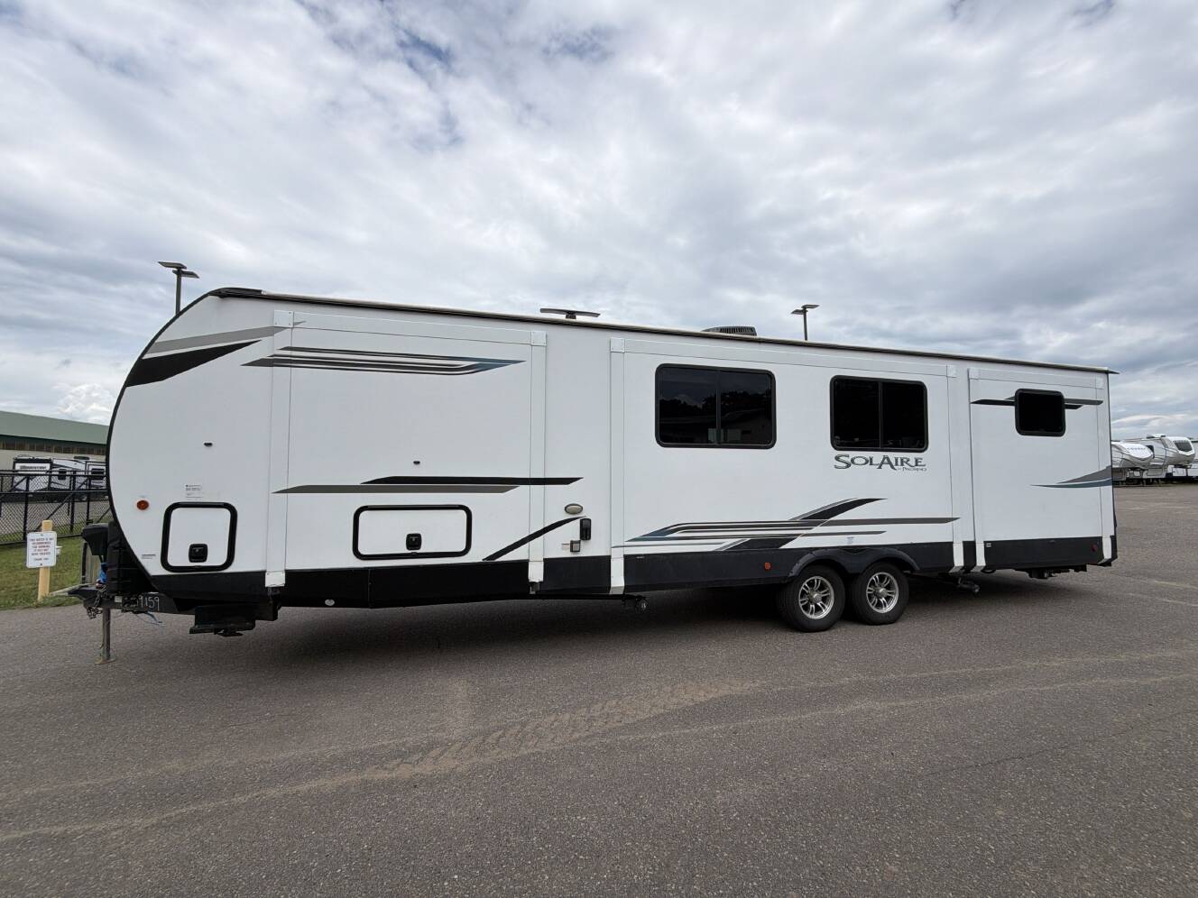 A photo of this 2023 Forest River SOLAIRE 320TSBH