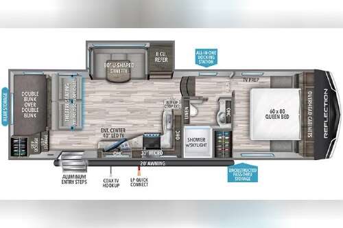 2022 Grand Design REFLECTION 150 SERIES 268BH in cloverdale CA