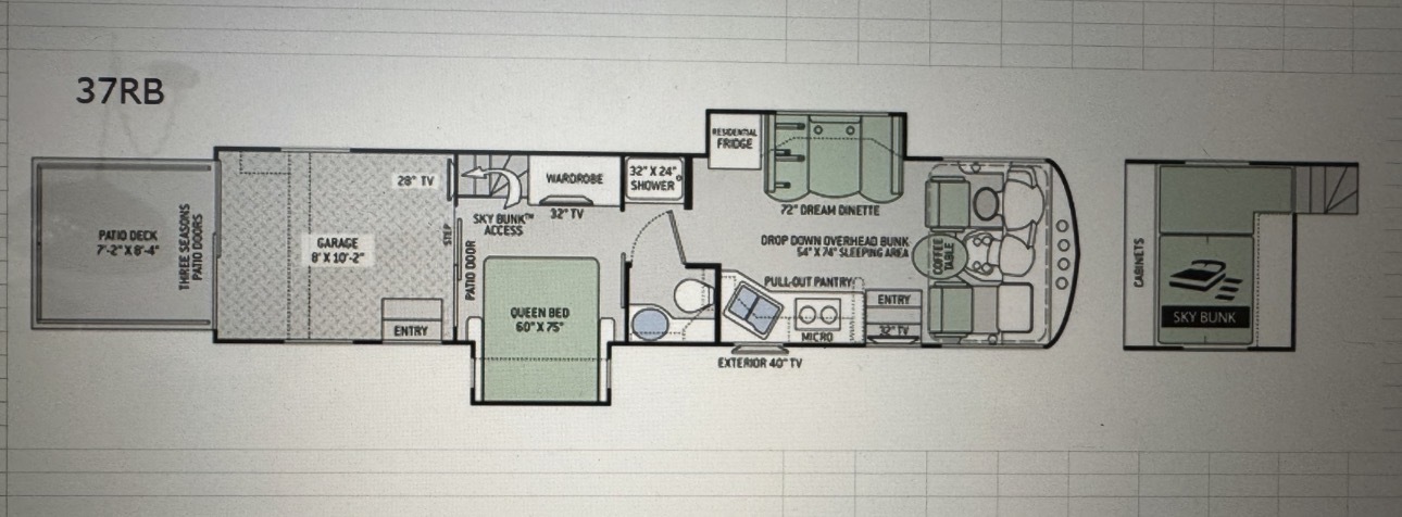 2019 Thor Motor Coach OUTLAW 37RB RV