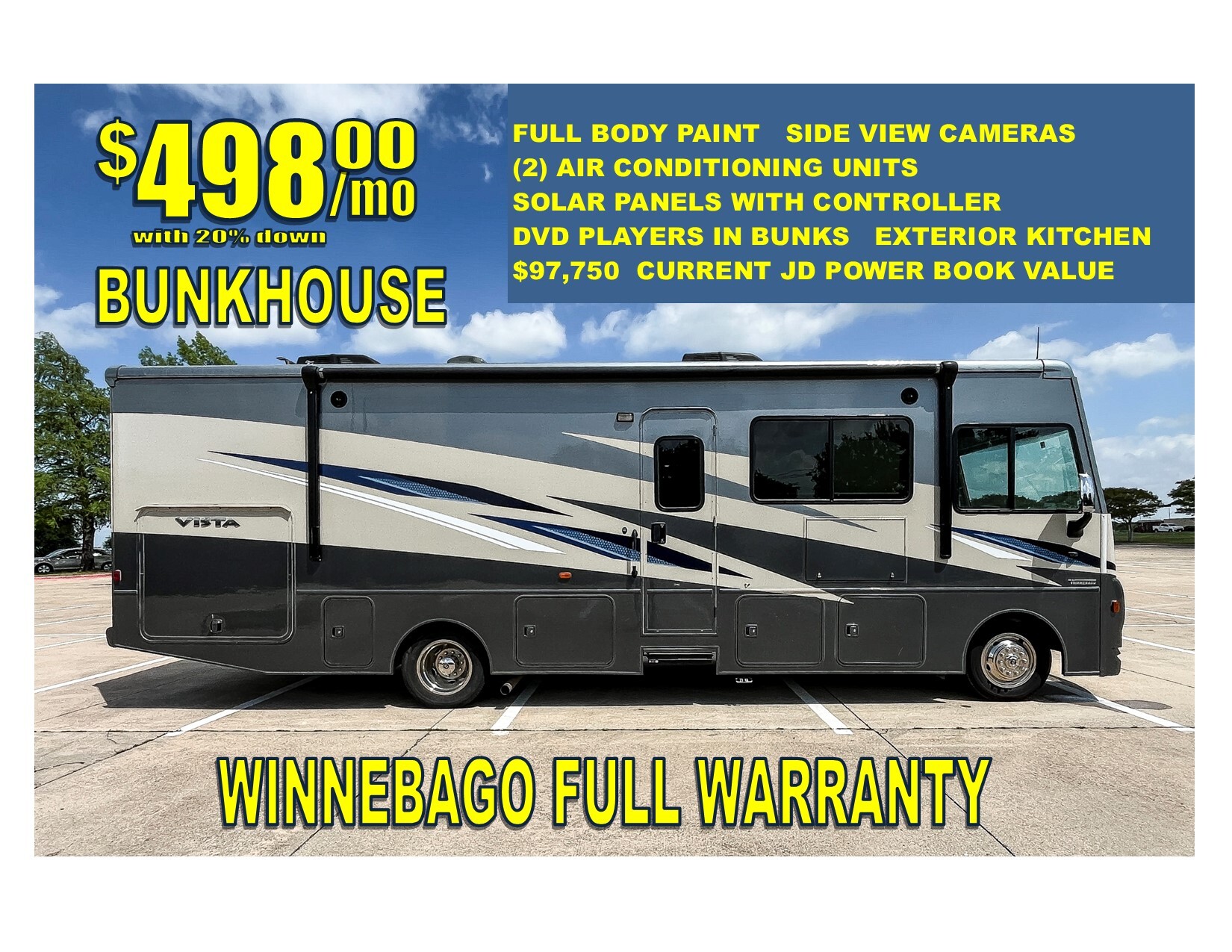 2022 Winnebago VISTA 31B in hickory creek TX