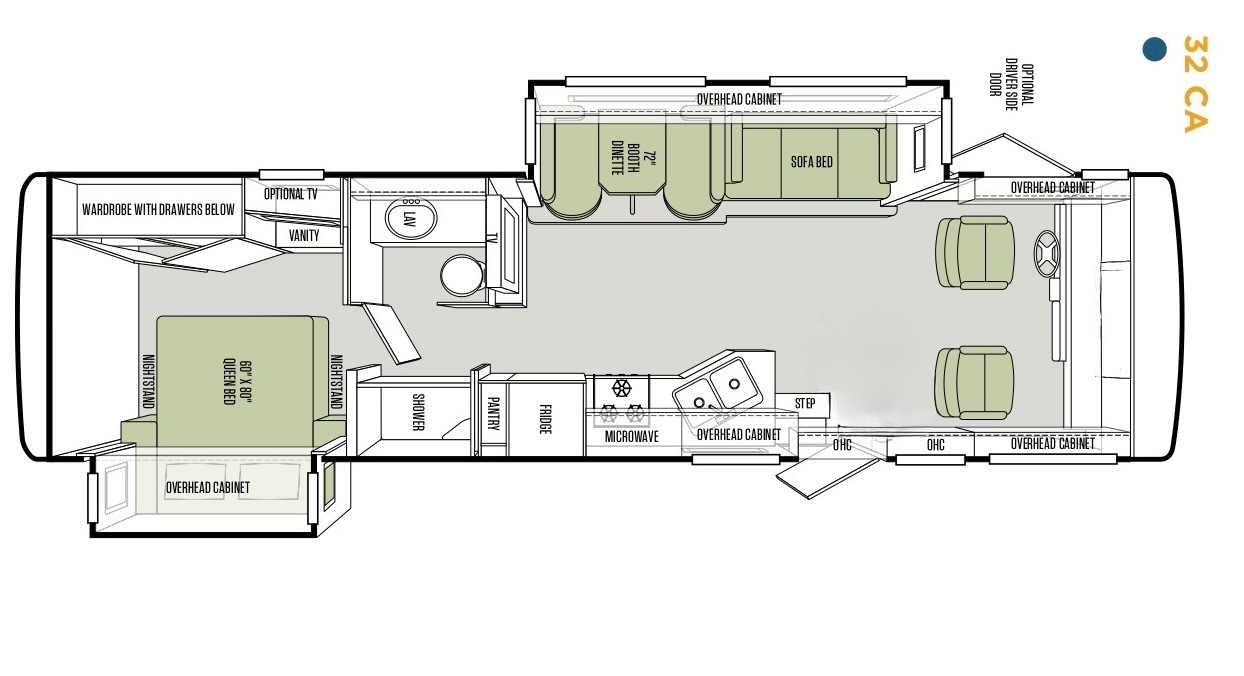 A photo of this 2012 Tiffin Motorhomes ALLEGRO OPEN ROAD 32CA