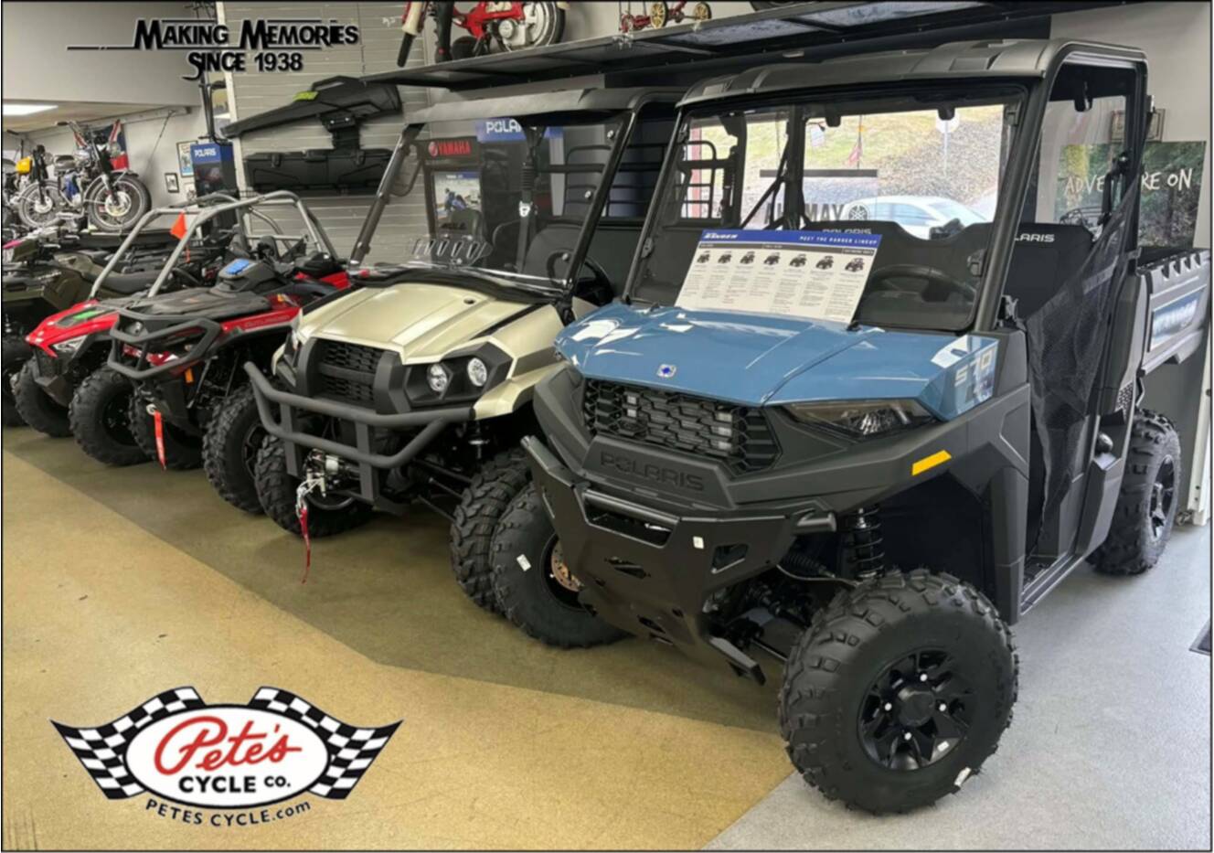 A photo of this 2025 Honda PIONEER 700-4 DELUXE Deluxe