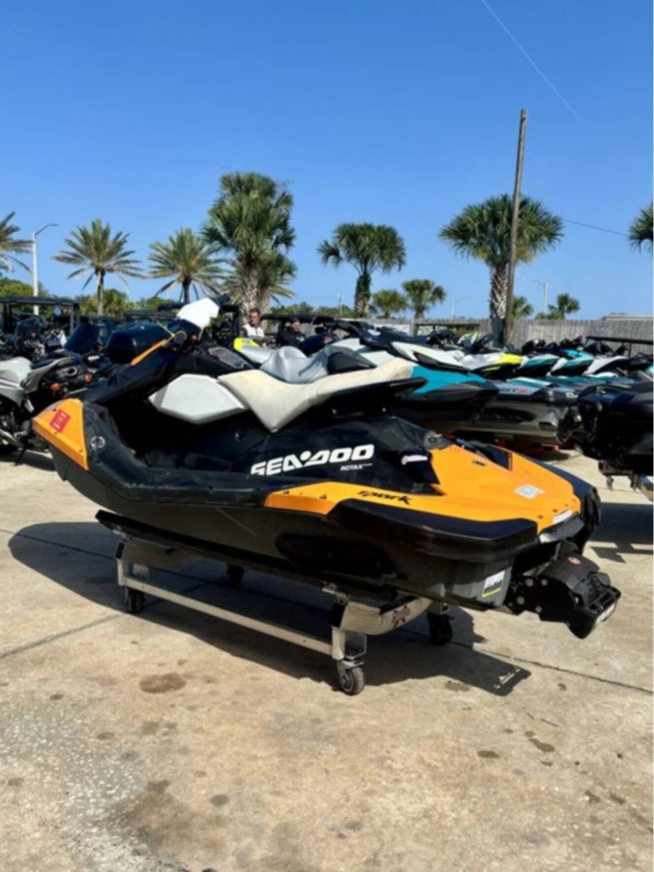 A photo of this 2015 Sea-Doo Spark 2up IBR ROTAX 900 HO ACE Convenience Packag