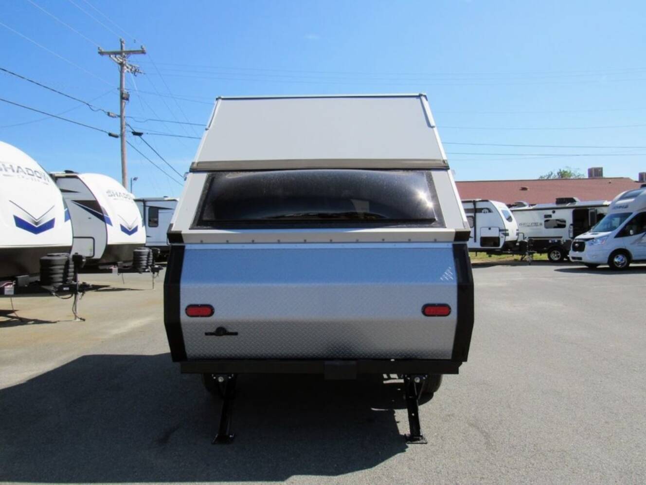 A photo of this 2025 Aliner Ranger 10 Dual Bed