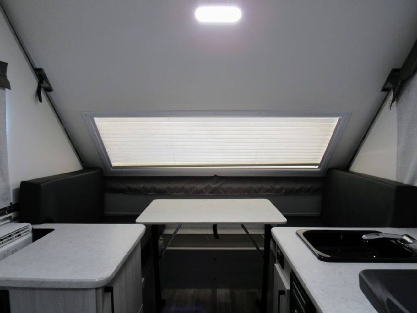 A photo of this 2025 Aliner Ranger 10 Dual Bed
