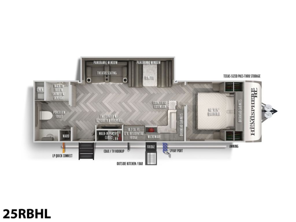 2023 Forest River Salem Hemisphere Hyper-Lyte 25RBHL in albemarle NC