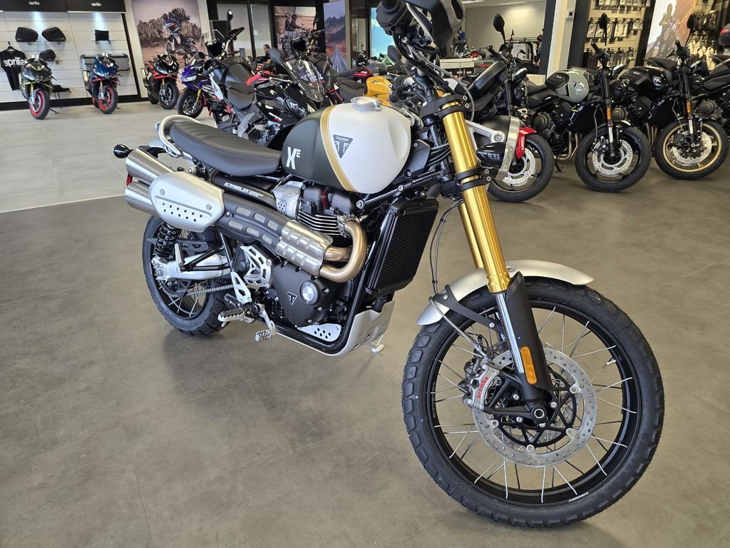 2026 Triumph Scrambler 1200 XE Matte khaki green XE in San Antonio, TX