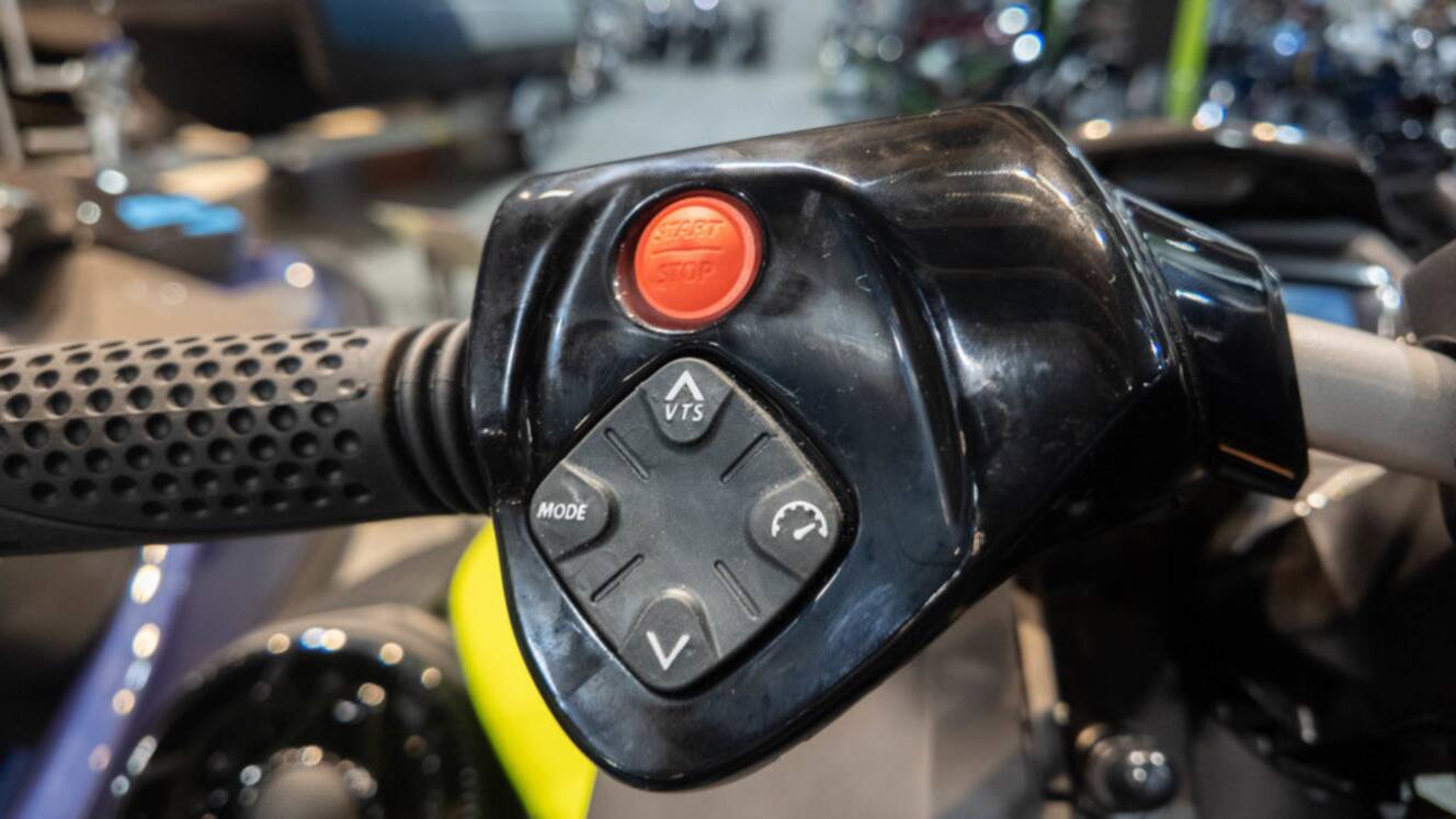A photo of this 2025 Sea-Doo RXP-X 325 Tech, BRP Premium A, iBR Ice Metal / Manta