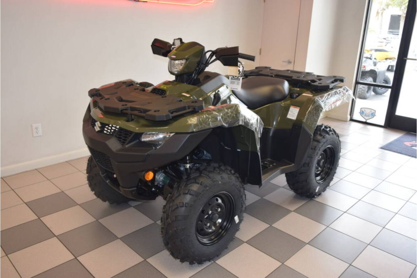 A photo of this 2025 Suzuki KingQuad 500AXi Power Steering