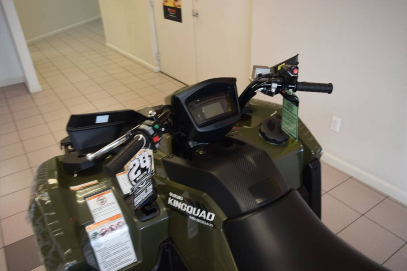 A photo of this 2025 Suzuki KingQuad 500AXi Power Steering