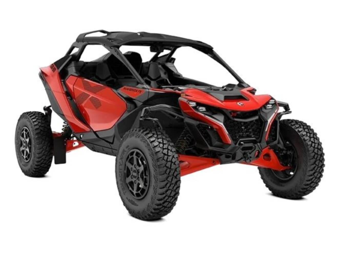 A photo of this 2026 Can-Am Maverick R X Legion Red