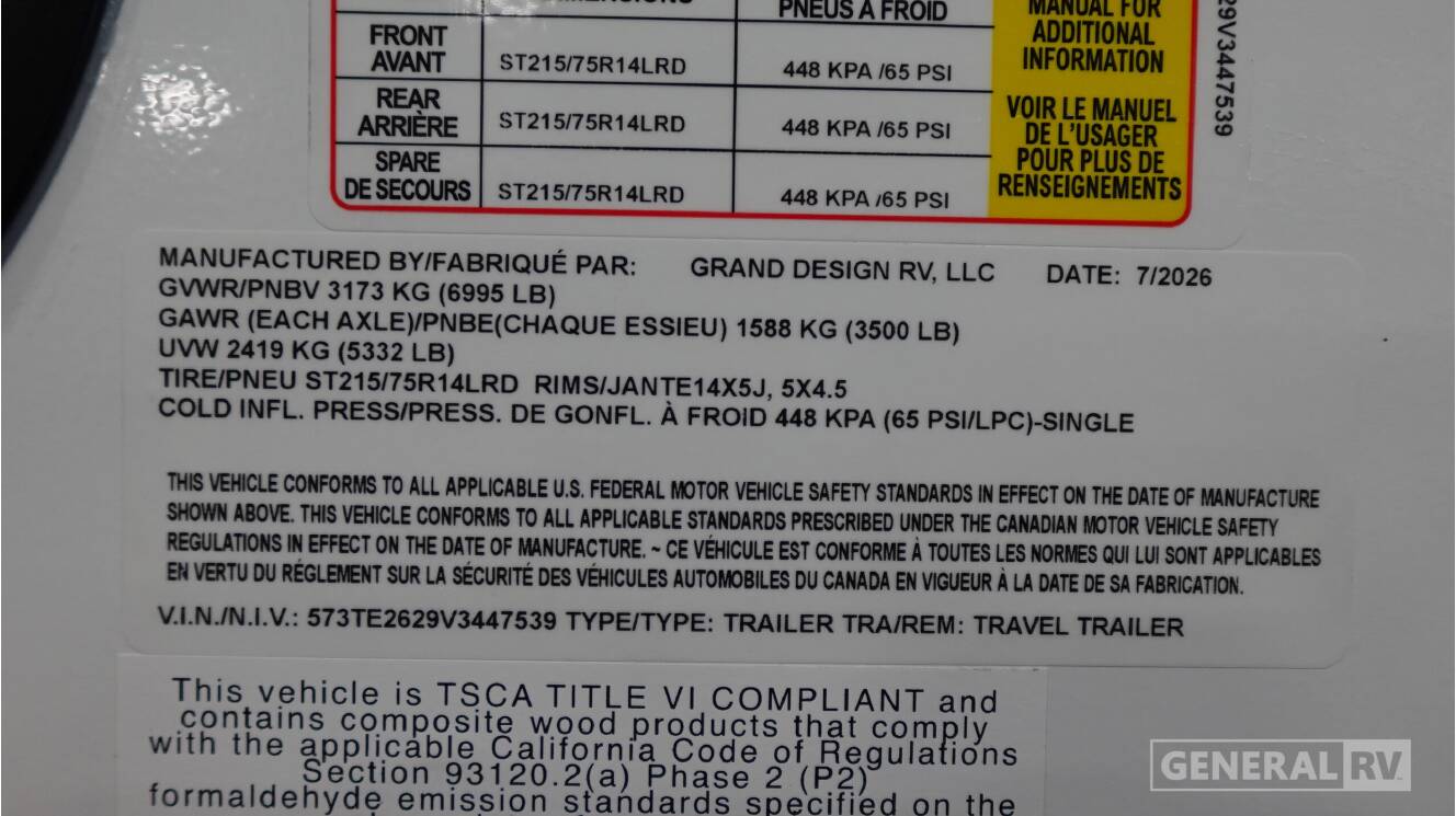 A photo of this 2027 Grand Design Imagine XLS 22MLE