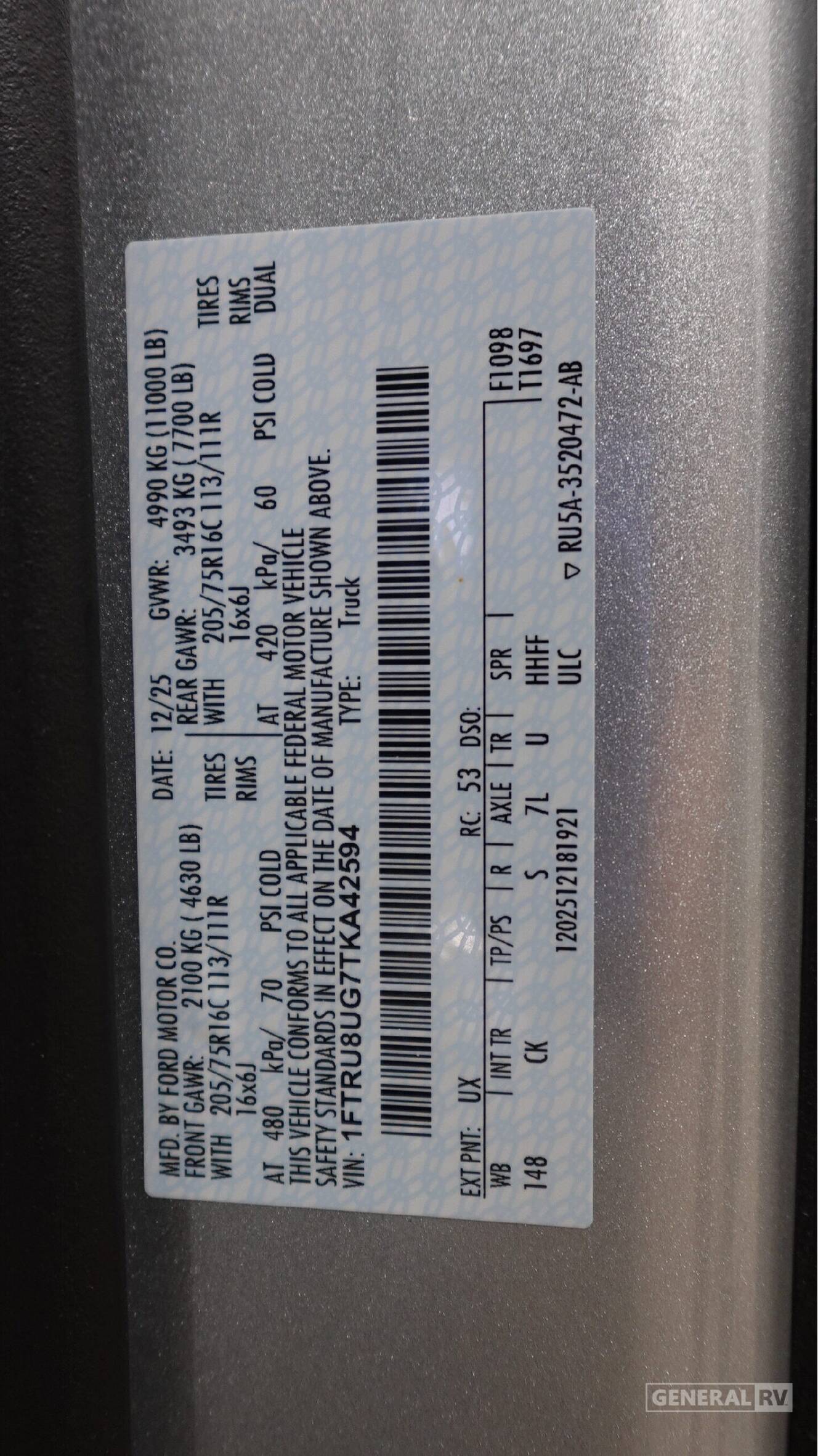 A photo of this 2026 Midwest Automotive Designs FORD PATRIOT MD2 148EXT