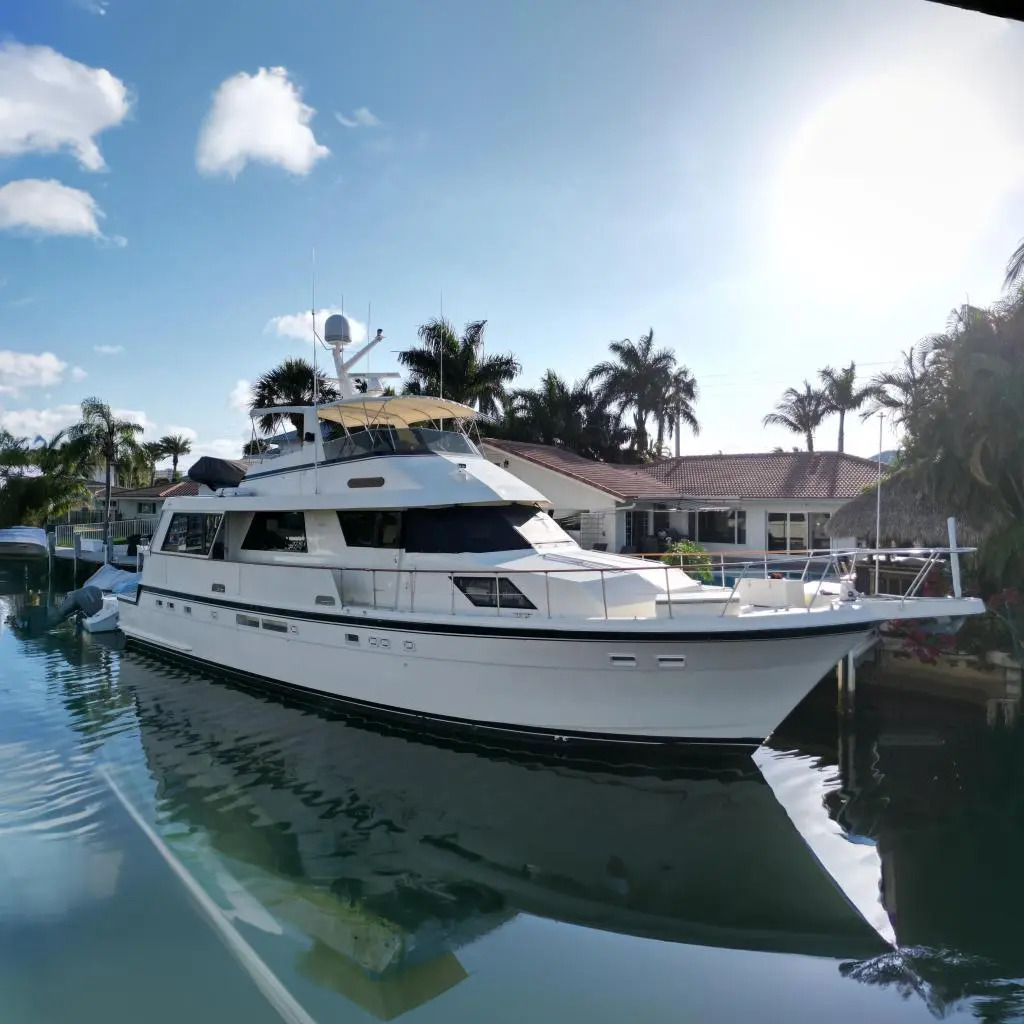 1989 Hatteras 67 Cockpit Motor Yacht in lighthouse point FL
