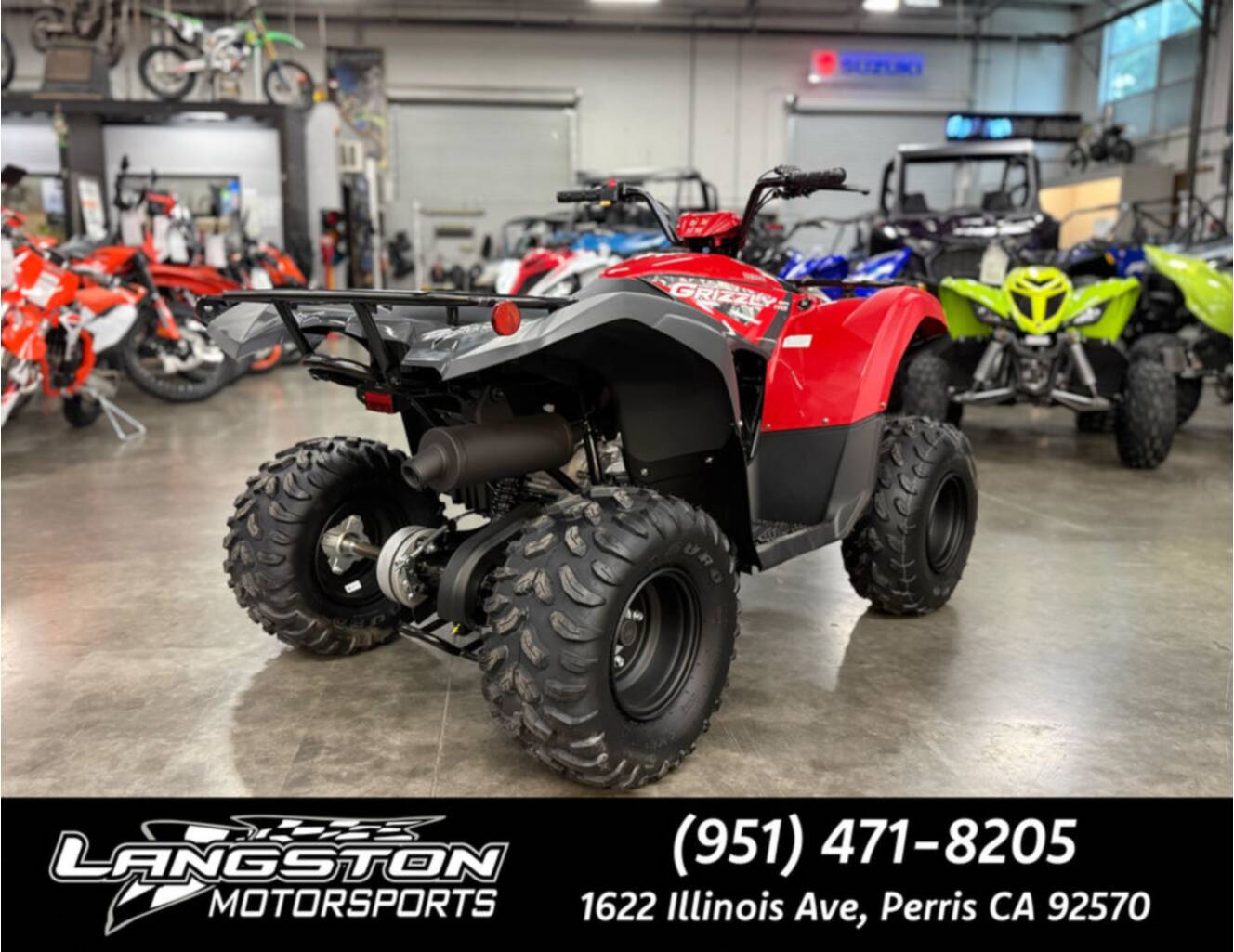 A photo of this 2025 Yamaha Grizzly 110