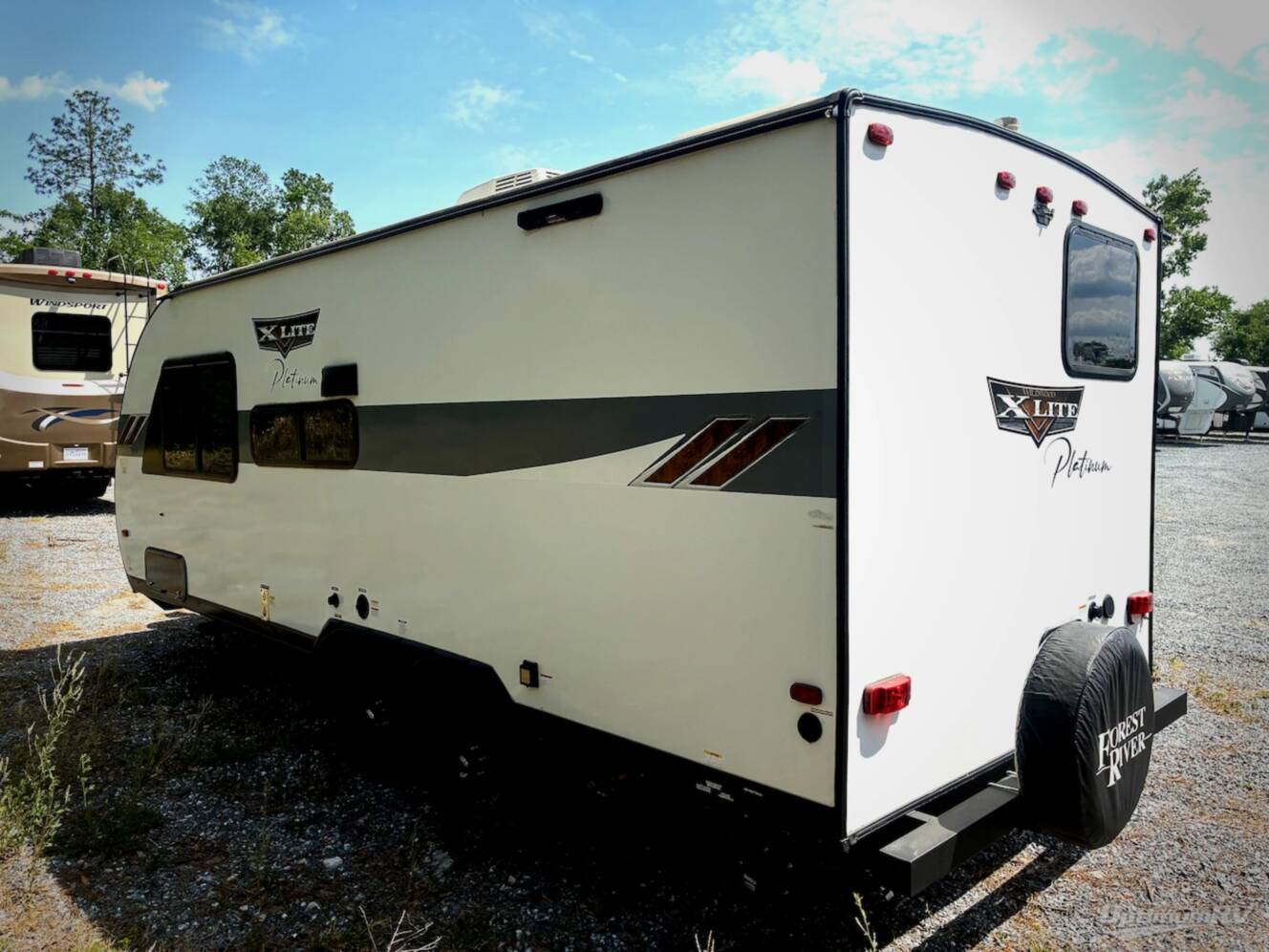 A photo of this 2024 Forest River Wildwood X-Lite 19DBXL