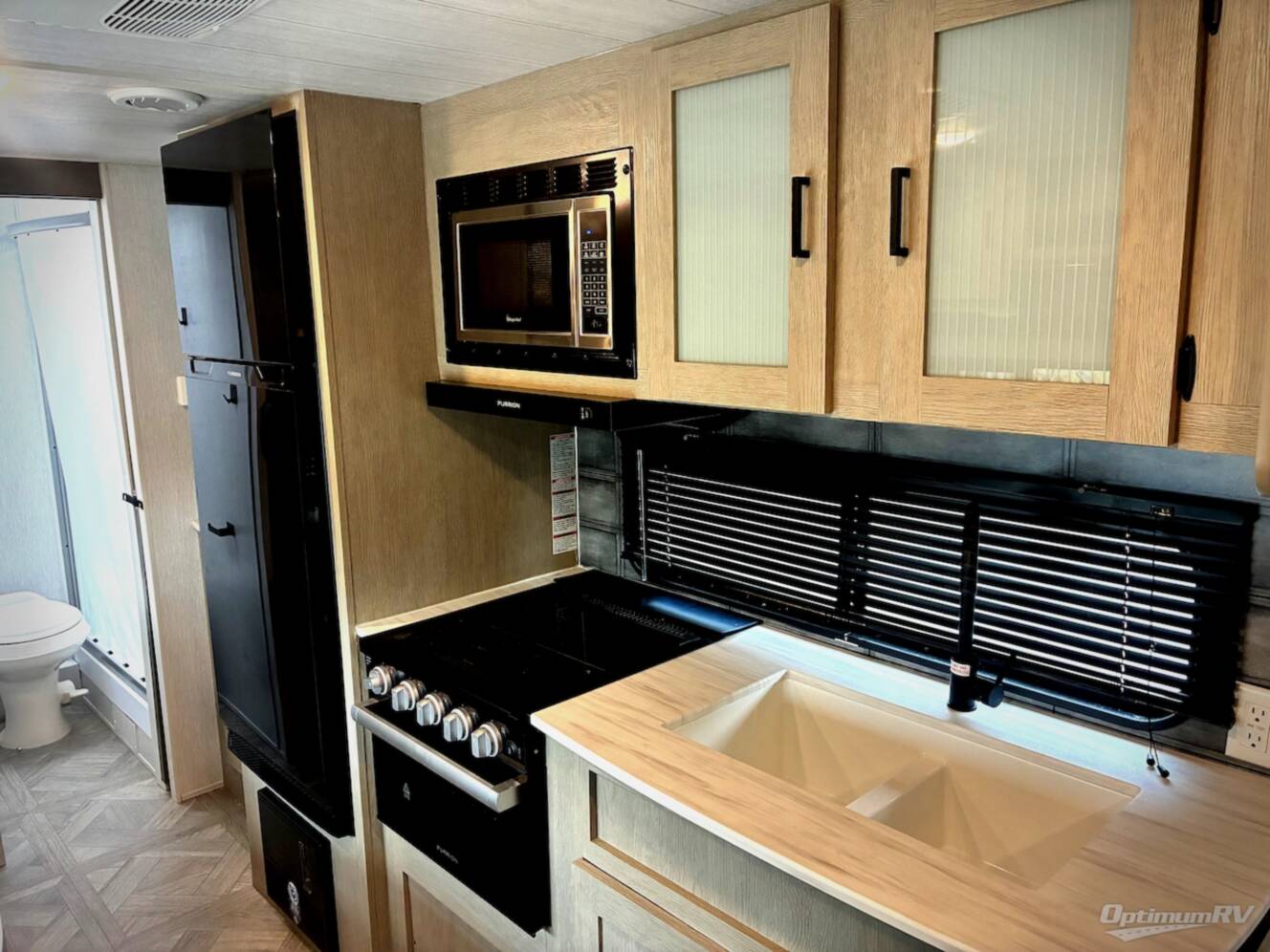 A photo of this 2024 Forest River Wildwood X-Lite 19DBXL