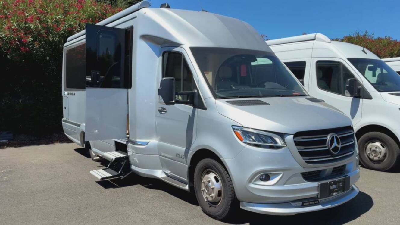 A photo of this 2023 Airstream Atlas Tommy Bahama Edition, E1 Package