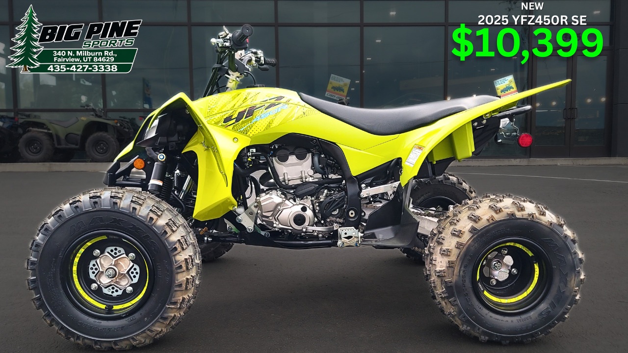 2025 Yamaha YFZ450R SE in fairview UT