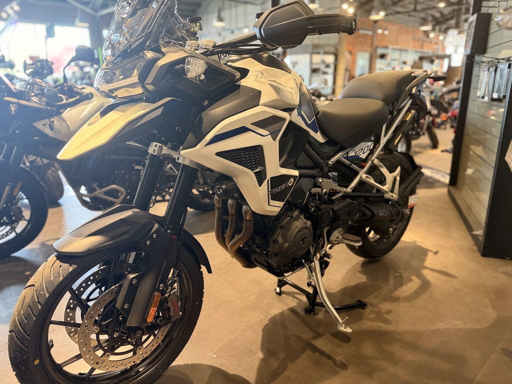 2026 Triumph Tiger 1200 Alpine Edition Satin Crystal White ALPINE EDITION in Bristol, VA