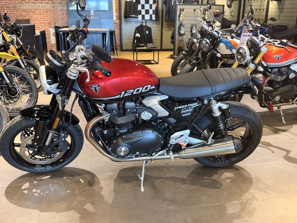 2026 Triumph Speed Twin 1200 Carnival RedSapphire Black BASE in Bristol, VA