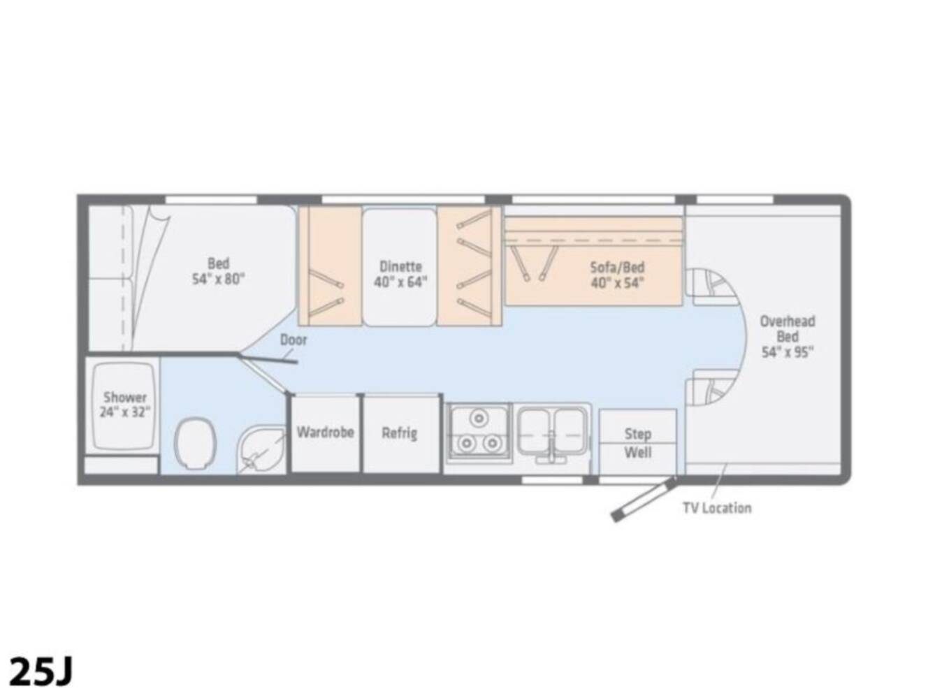 A photo of this 2019 Winnebago Outlook 25J