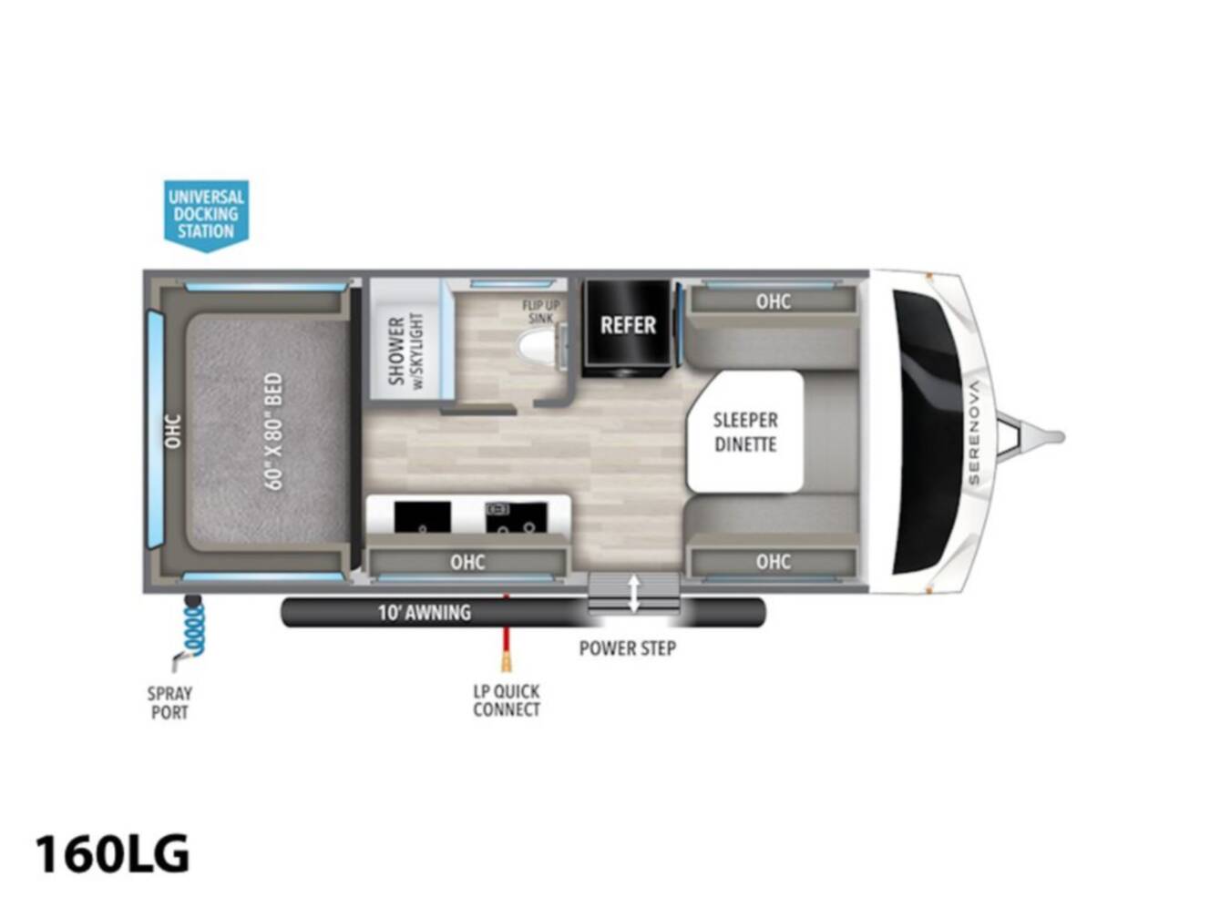 A photo of this 2025 Grand Design SERENOVA Serenova 160LG