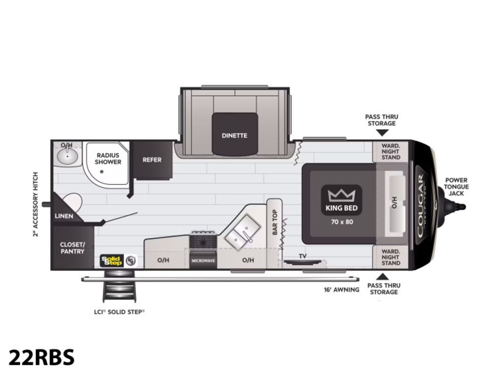 2023 Keystone Rv Cougar 22RBS in albemarle NC