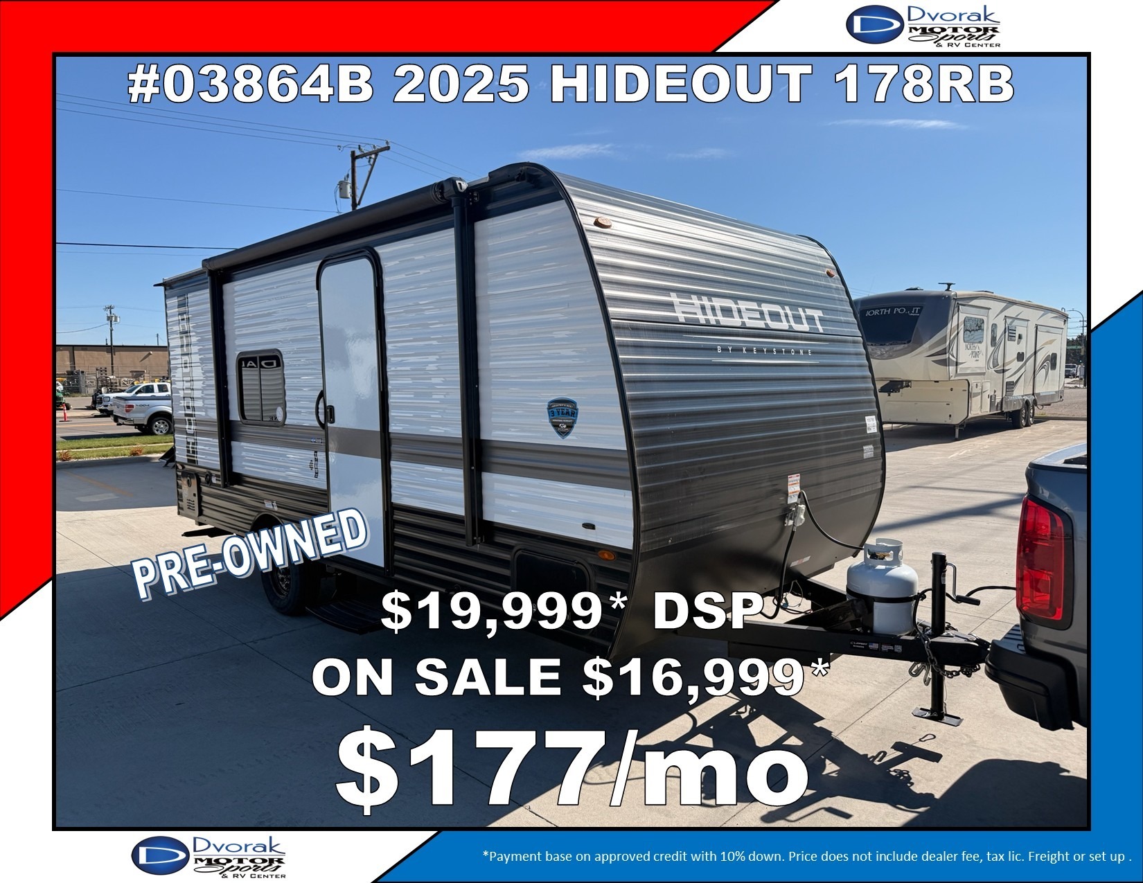 2025 Keystone Rv Hideout 178RB RV