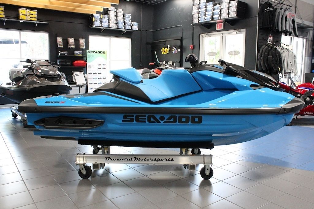 2026 Sea-Doo RXP-X 325 iBR Gulfstream Blue Premium BASE in oakland FL