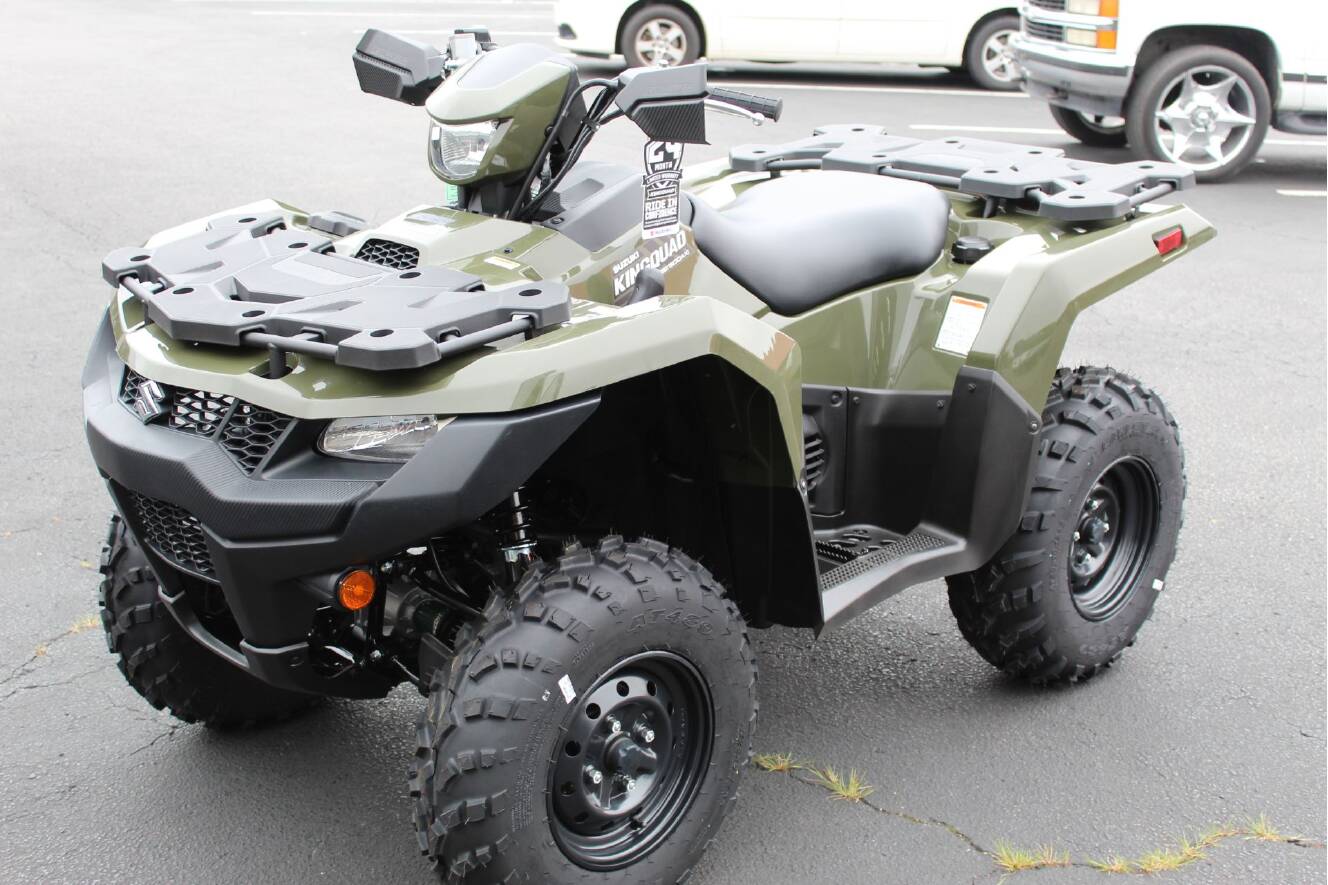 A photo of this 2026 Suzuki KingQuad 500AXi Power Steering