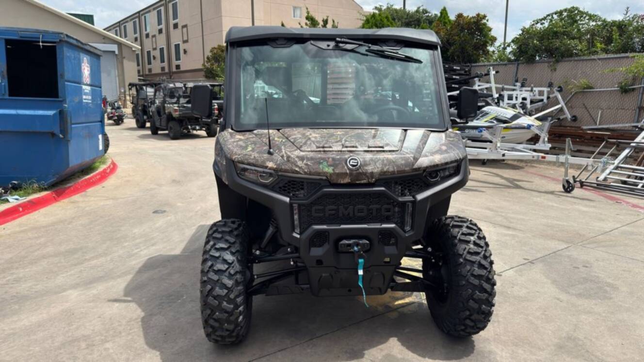 A photo of this 2026 CFMOTO UFORCE U10 Pro Highland Camo