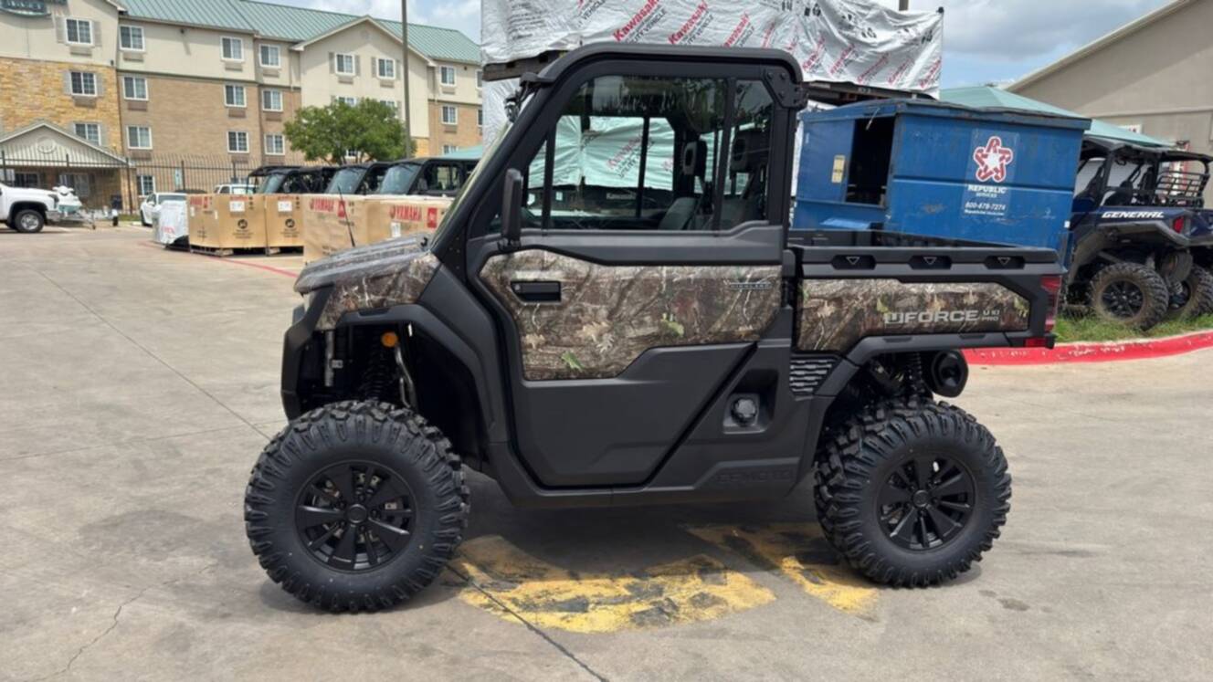A photo of this 2026 CFMOTO UFORCE U10 Pro Highland Camo