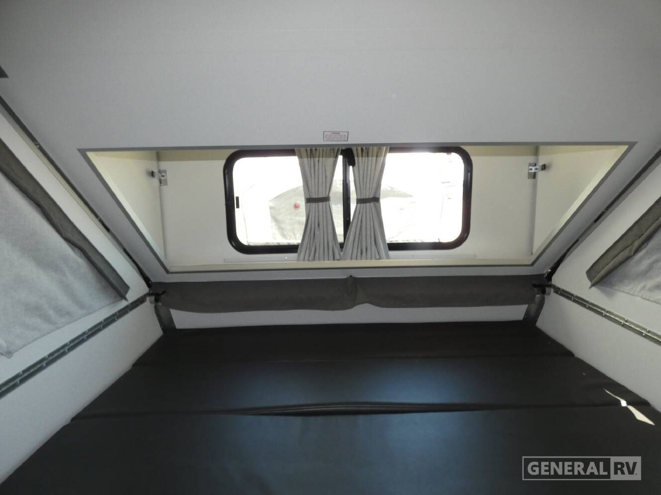 A photo of this 2026 Aliner CLASSIC Rear Sofa