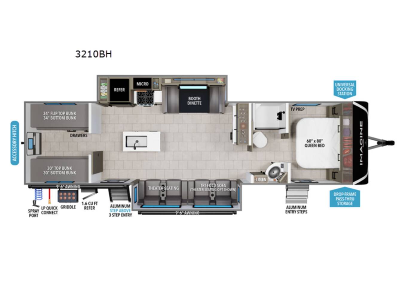 A photo of this 2026 Grand Design Imagine 3210BH