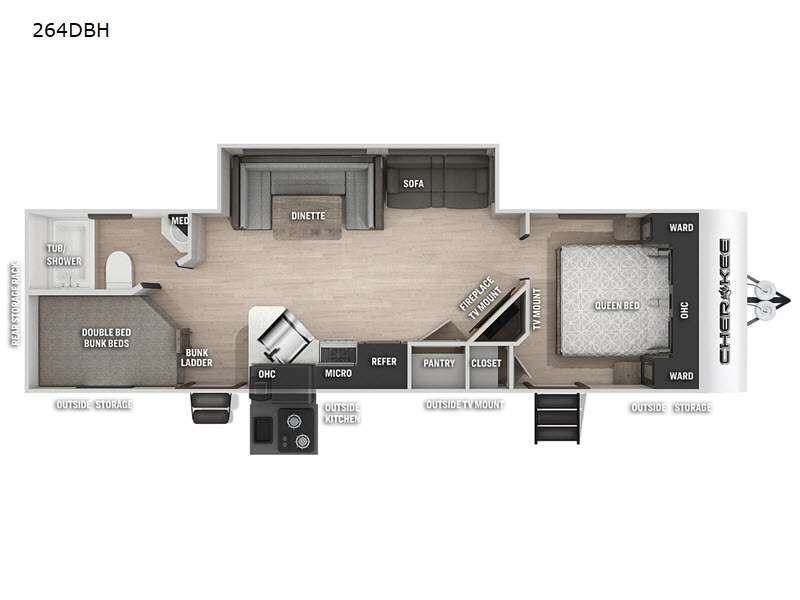 2021 Forest River Rv Cherokee 264DBH in idaho falls ID