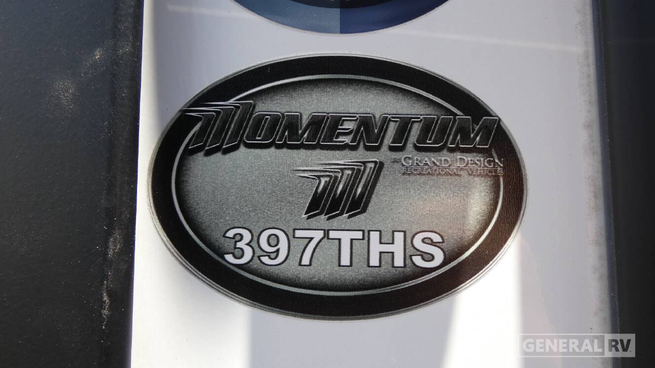 A photo of this 2023 Grand Design MOMENTUM 397THS