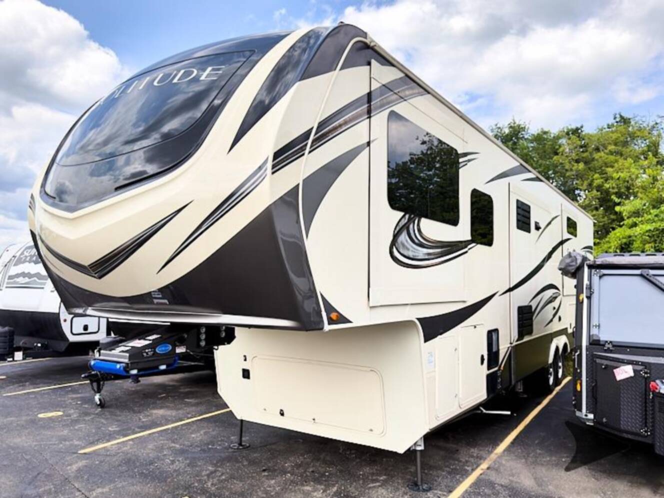 A photo of this 2021 Grand Design Solitude 380FL