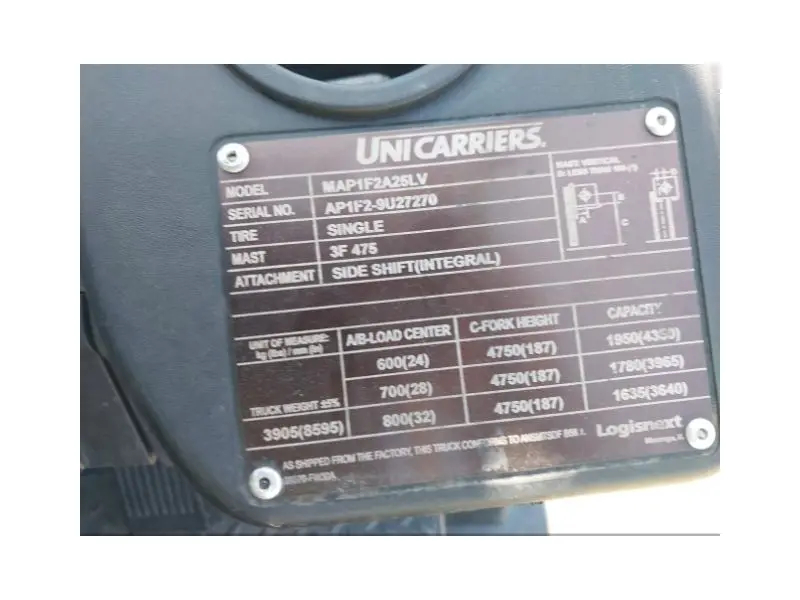 2023 UNICARRIER AF50LP