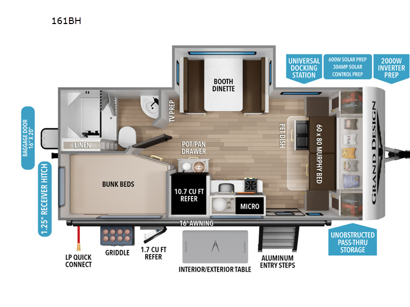 2027 Grand Design Transcend One 161BH in nipomo CA