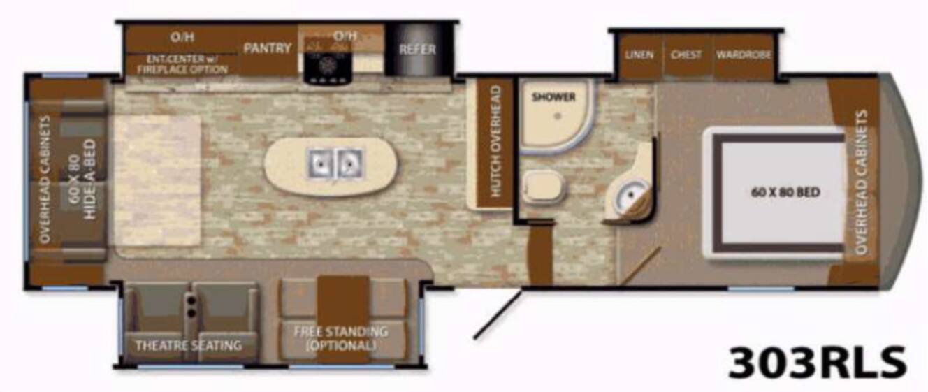 A photo of this 2014 Grand Design Reflection 303RLS